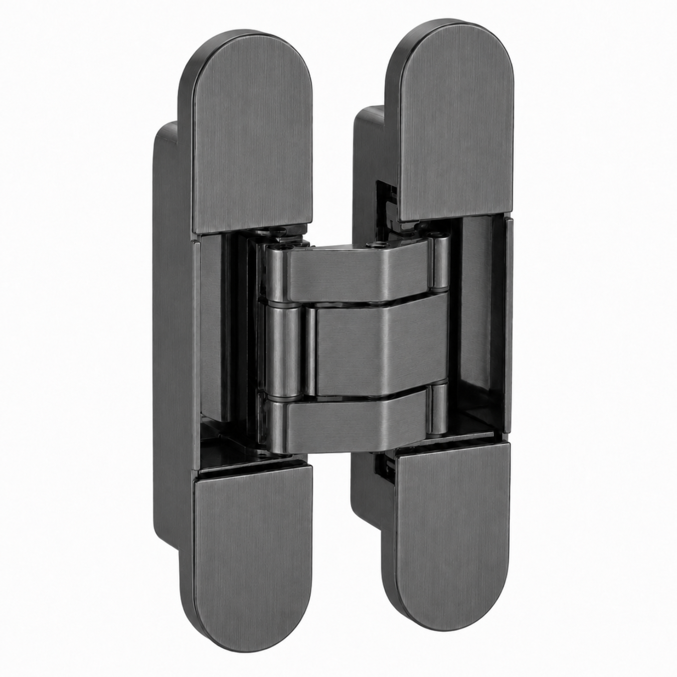 Concealed Brass Recessed Hinge — 5.31" × 1.10"