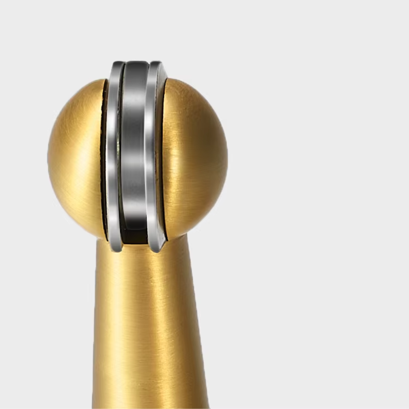 Magnetic Brass Pedestal Door Stop