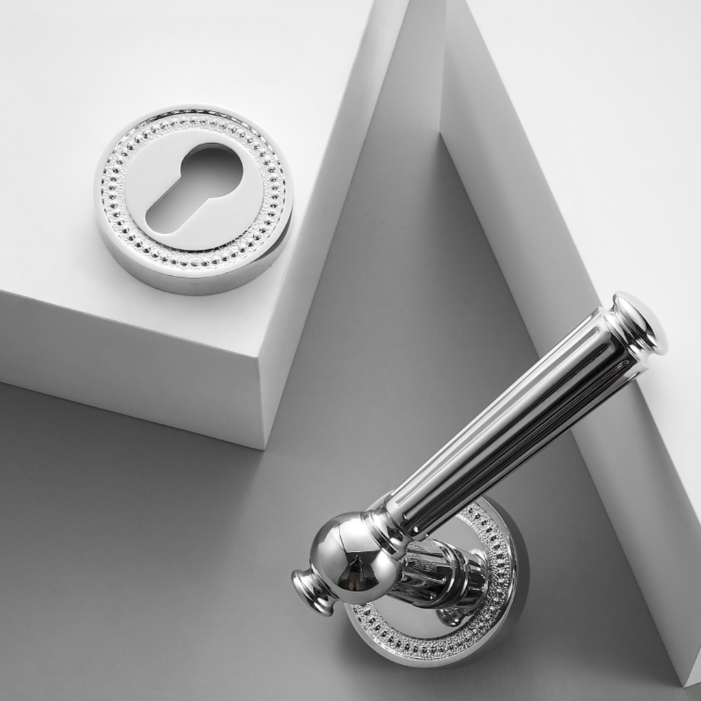 The Firenze — Fluted Solid Brass Handle Set