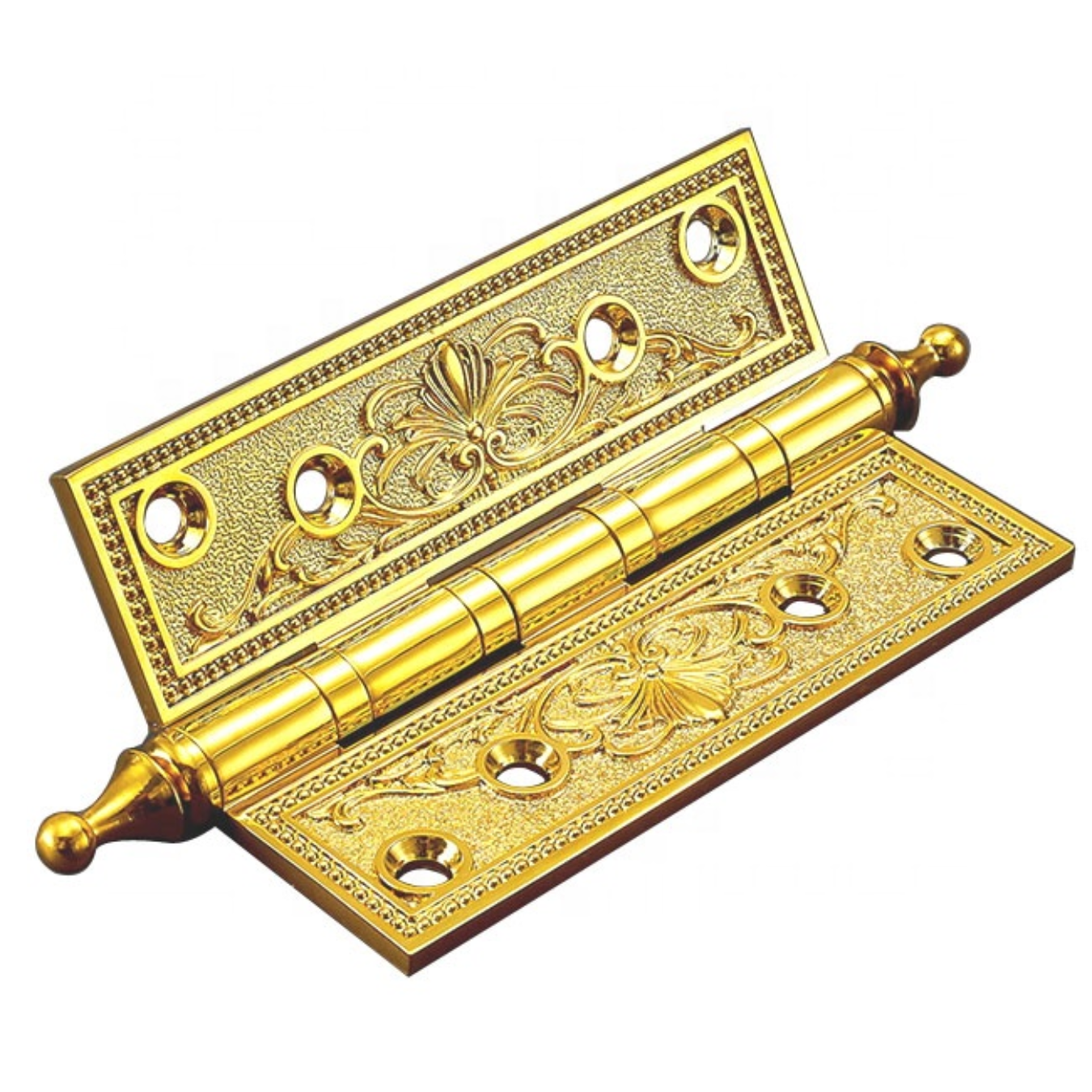 Ornate Brass Door Hinge