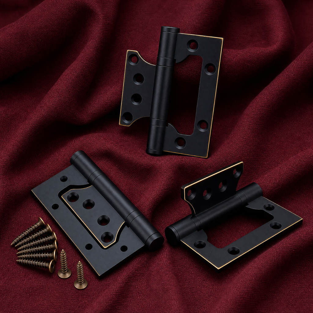 Butterfly Brass Hinge — 4.33" × 3.07"