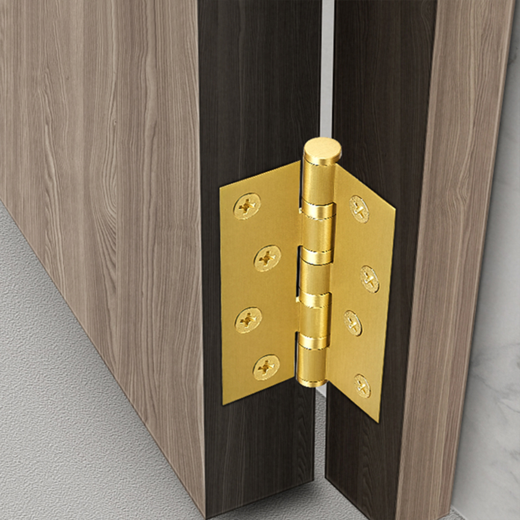 Stepped Brass Butt Hinge — 3.03" W