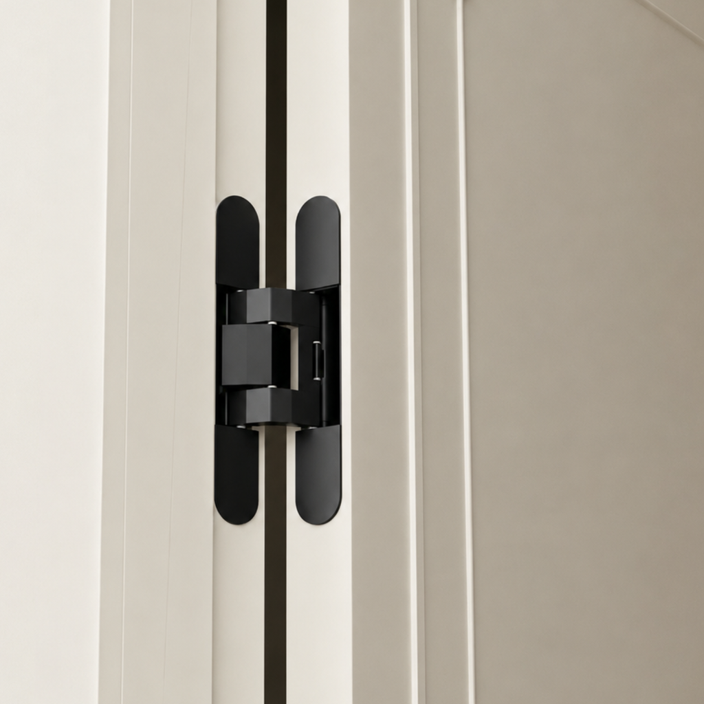 Concealed Zinc Alloy Recessed Hinge — 5.31" H × 1.10" W