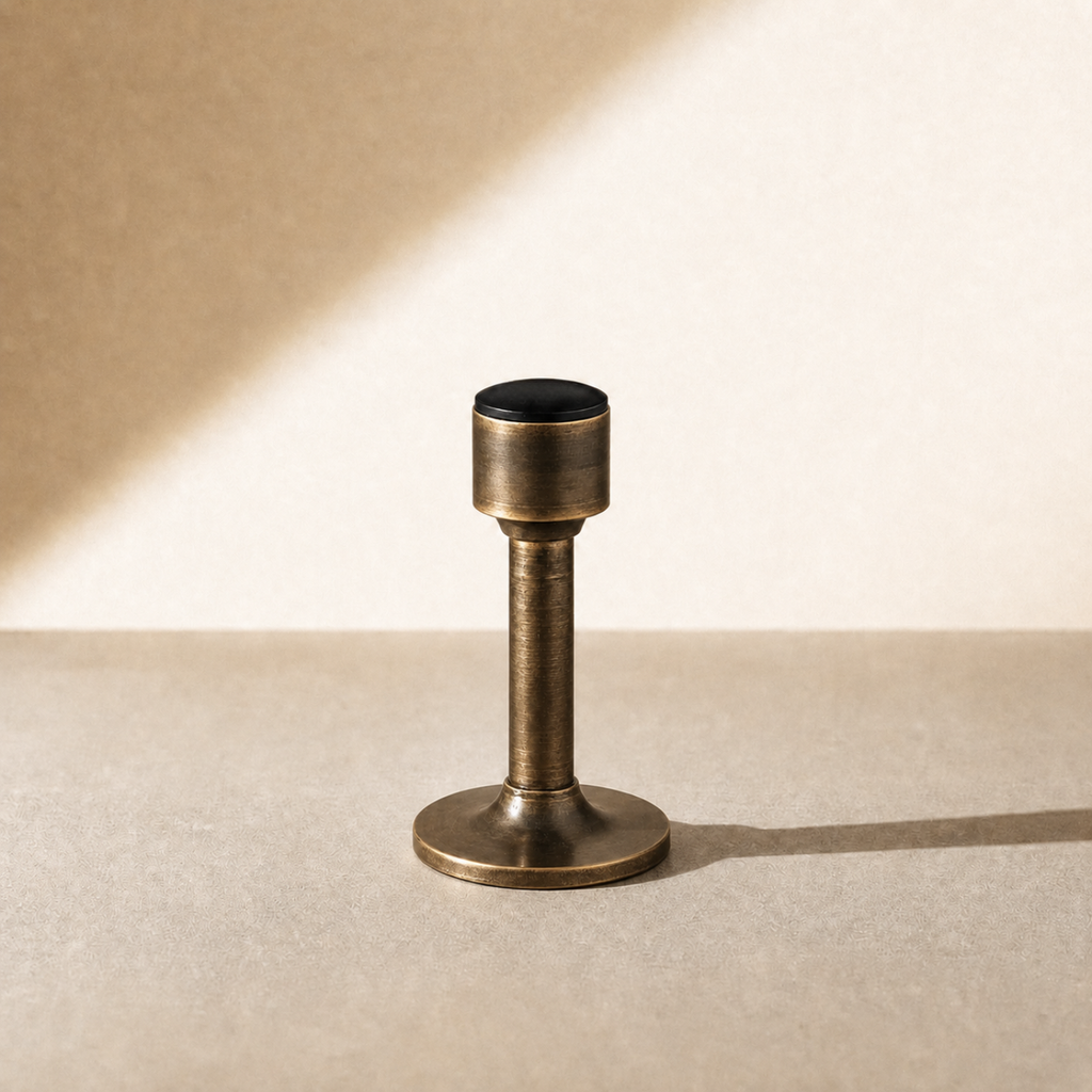 Column Brass Door Stop