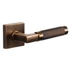 The Valencia — Knurled Solid Brass Handle Set