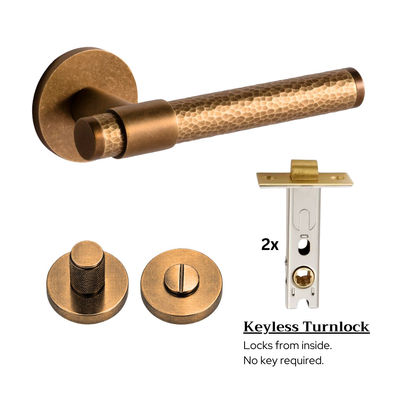The Ferrara — Hammered Handle