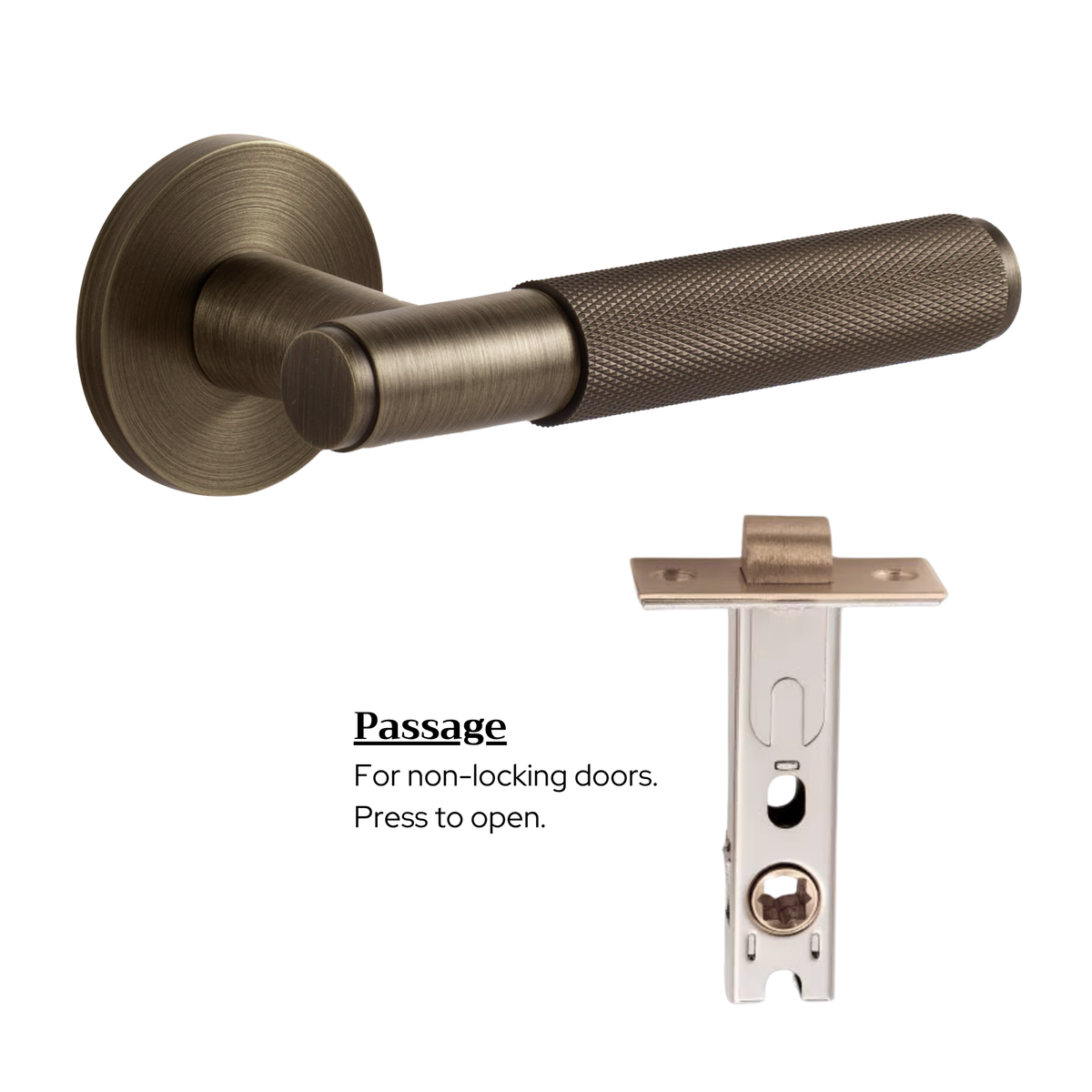 The Laurent — Knurled Handle Set