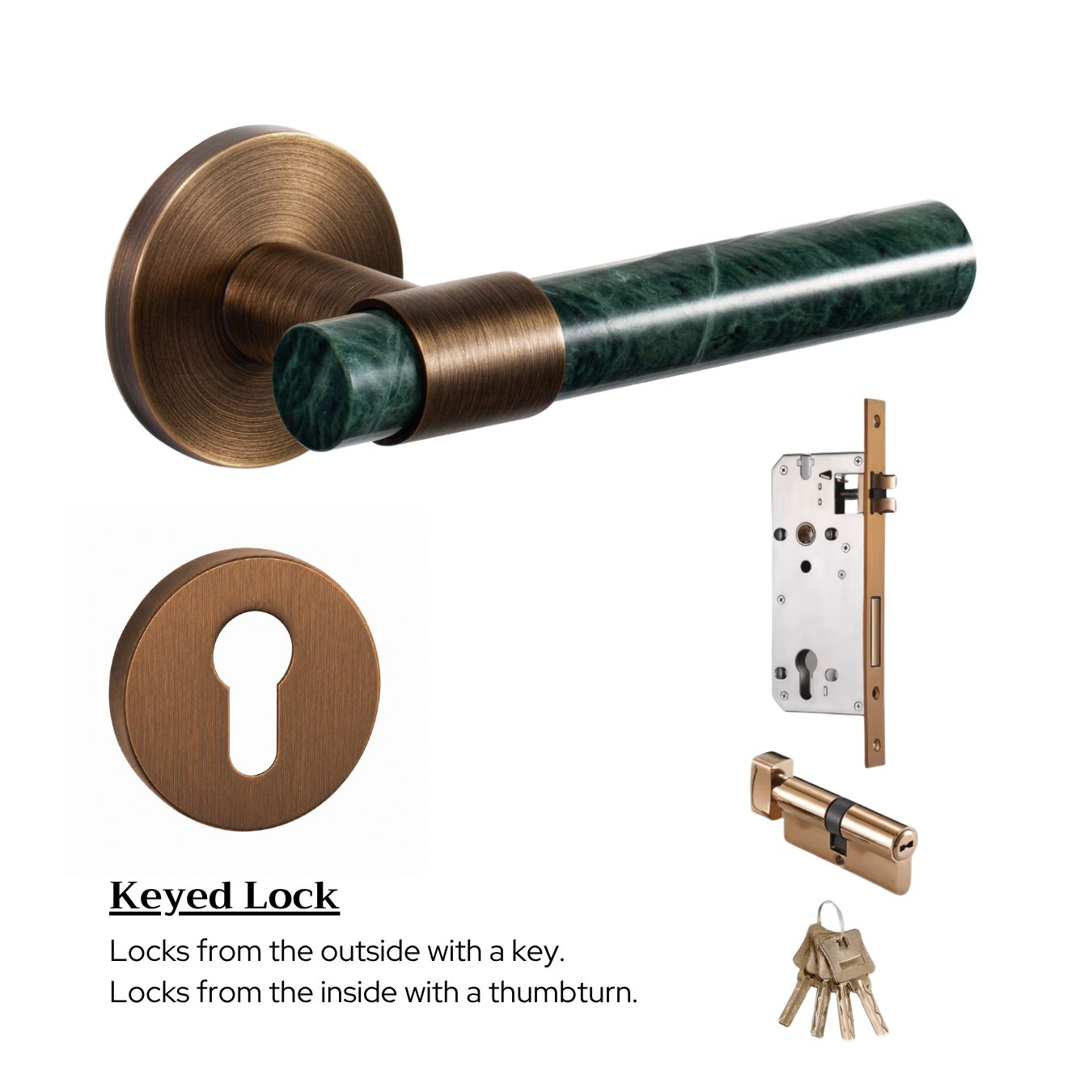 The Como — Marble Bar Handle