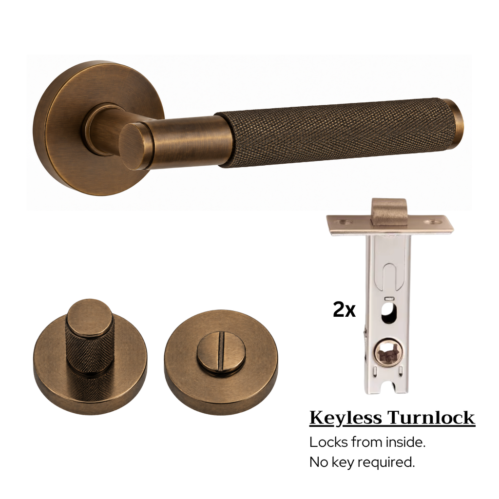The Laurent Studio — Knurled Handle Set