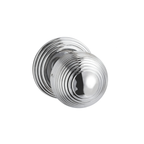 The Anton door knob — Bright Chrome
