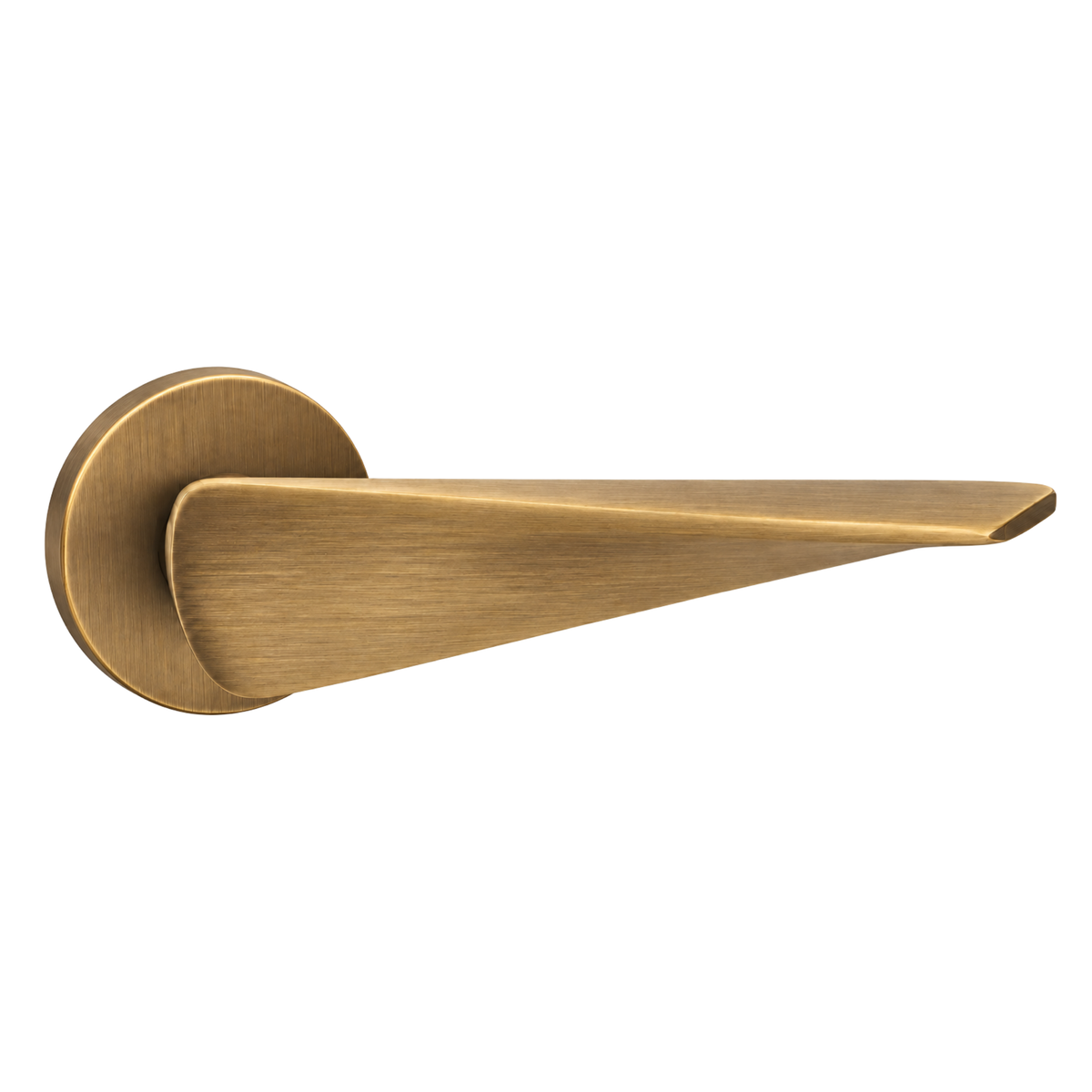 The Shoreditch — Smooth Solid Brass Handle Set