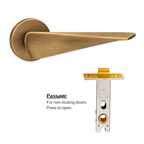 The Shoreditch — Smooth Solid Brass Handle Set