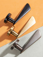 The Shoreditch — Smooth Solid Brass Handle Set