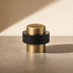 The Ravello - Ringed Brass Door Stop