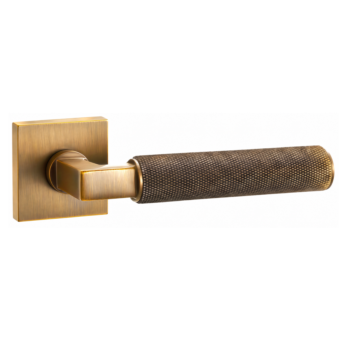 The Marlowe Studio — Knurled Solid Brass Handle Set