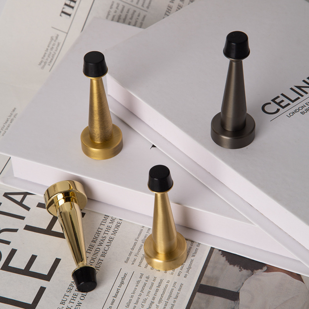 Tapered Brass Door Stop