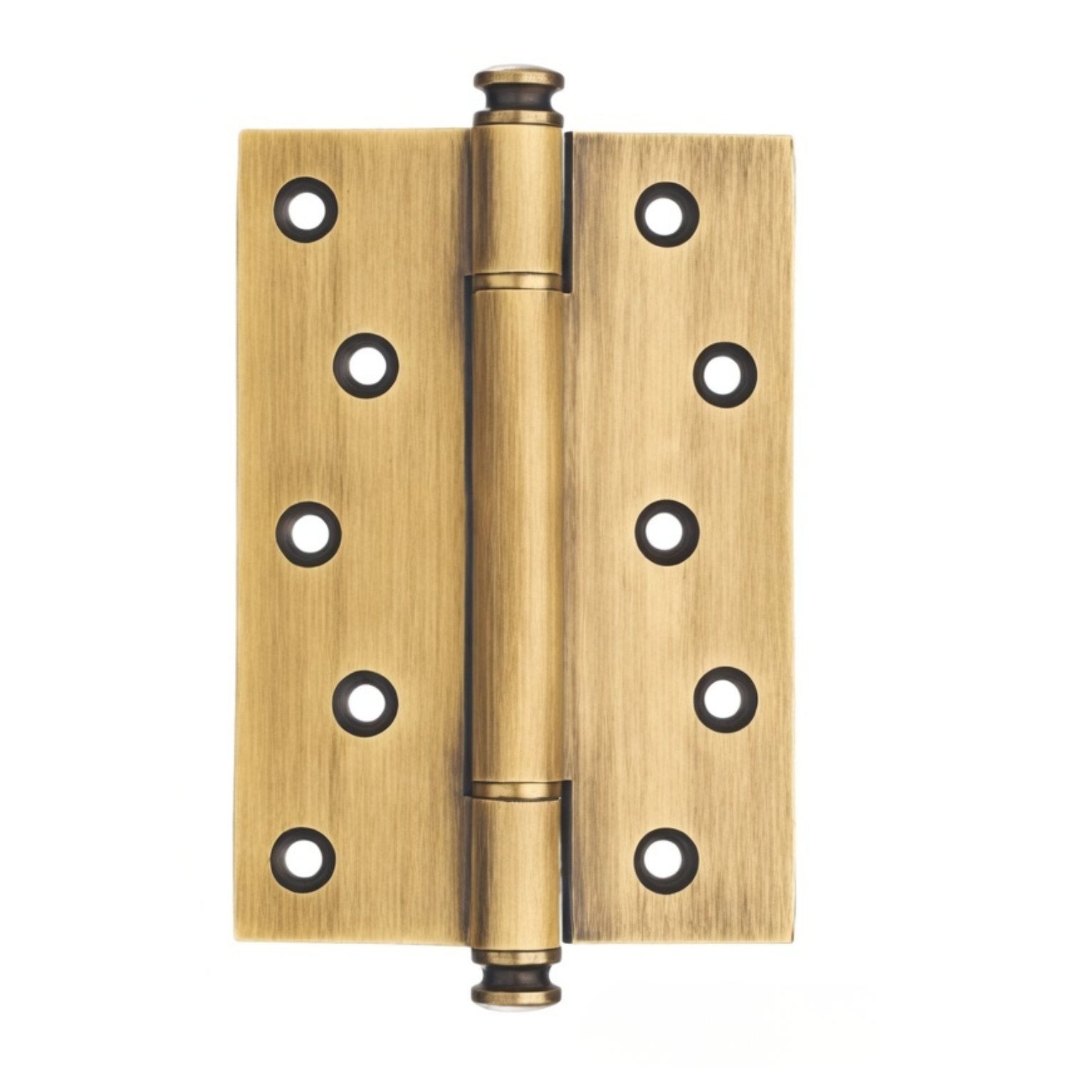 Plain Brass Butt Hinge — 4" or 5" H × 3.46" W