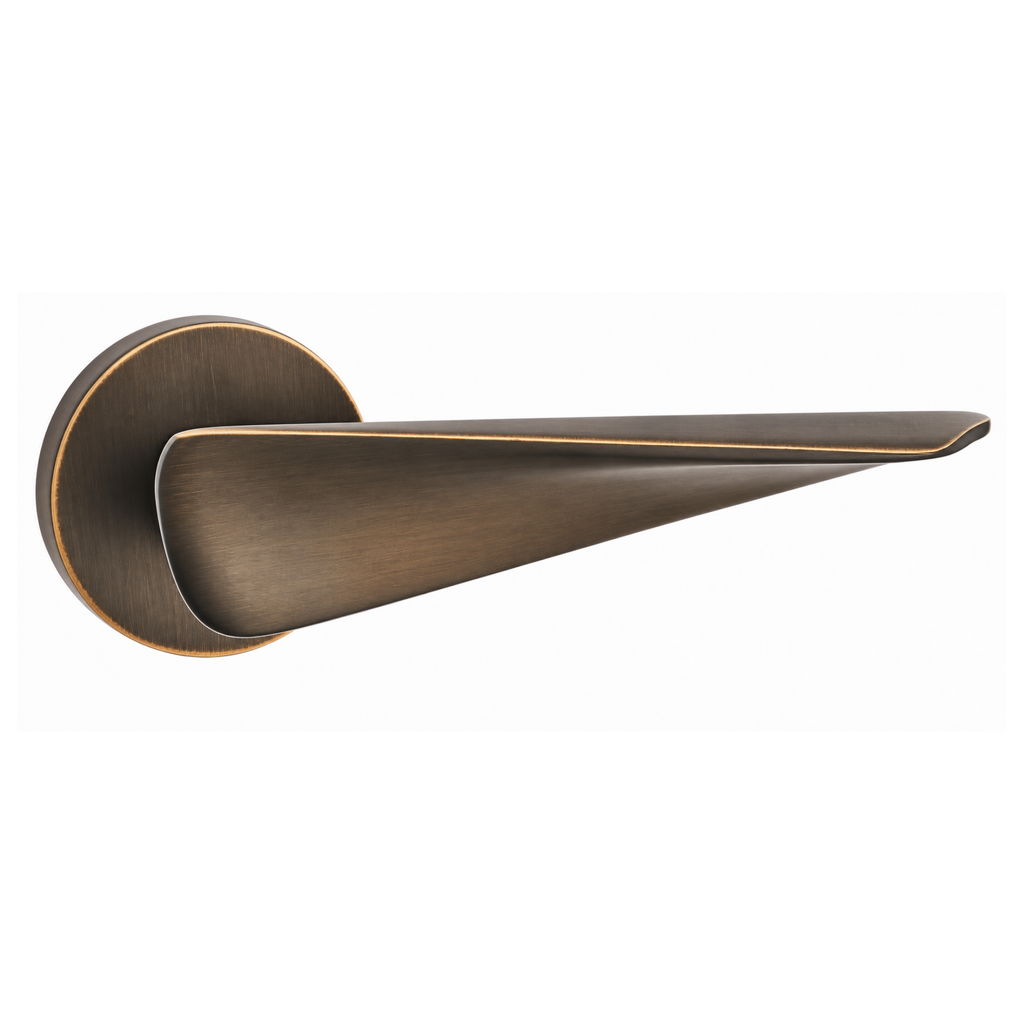 The Shoreditch — Smooth Solid Brass Handle Set