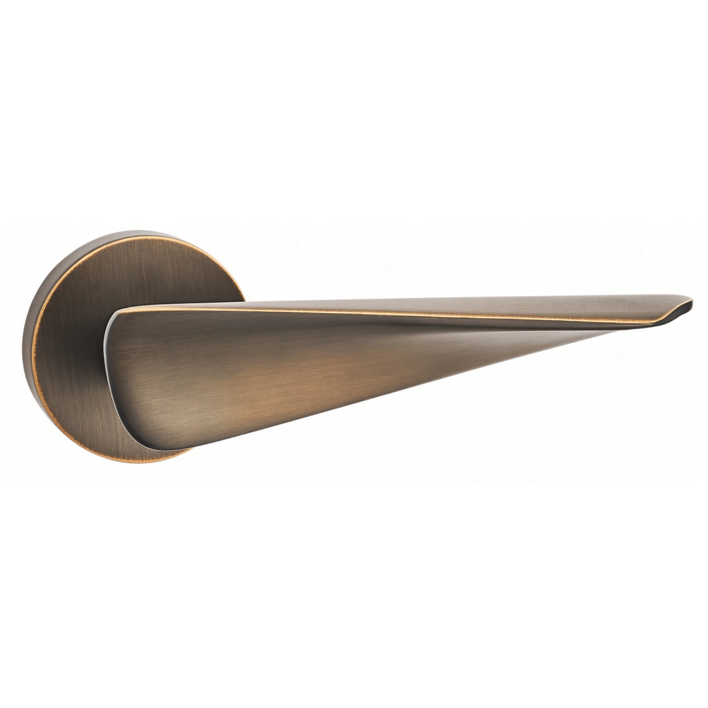 The Shoreditch — Smooth Solid Brass Handle Set