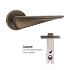 The Shoreditch — Smooth Solid Brass Handle Set