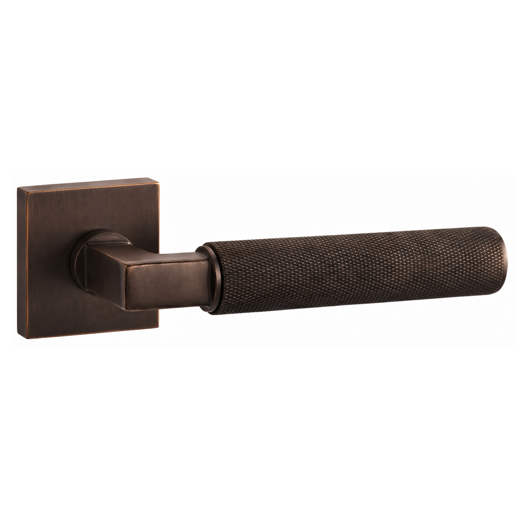 The Marlowe Studio — Knurled Solid Brass Handle Set