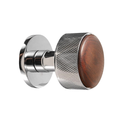 The Chelsea — Rosewood & Solid Brass Knob Set