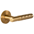 The Bristol — Faceted Solid Brass Handle Set