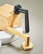 The Cannes — Smooth Solid Brass Handle Set