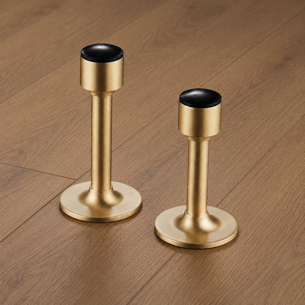 Column Brass Door Stop