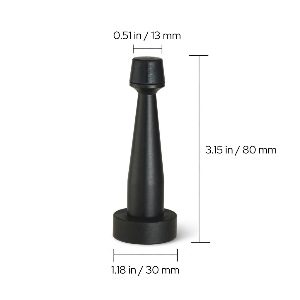 Tapered Brass Door Stop