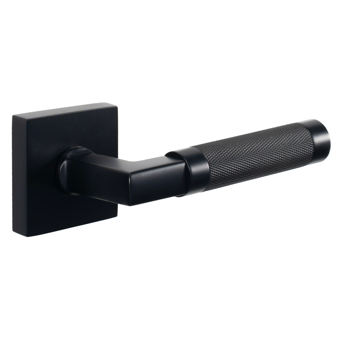 The Valencia — Knurled Solid Brass Handle Set