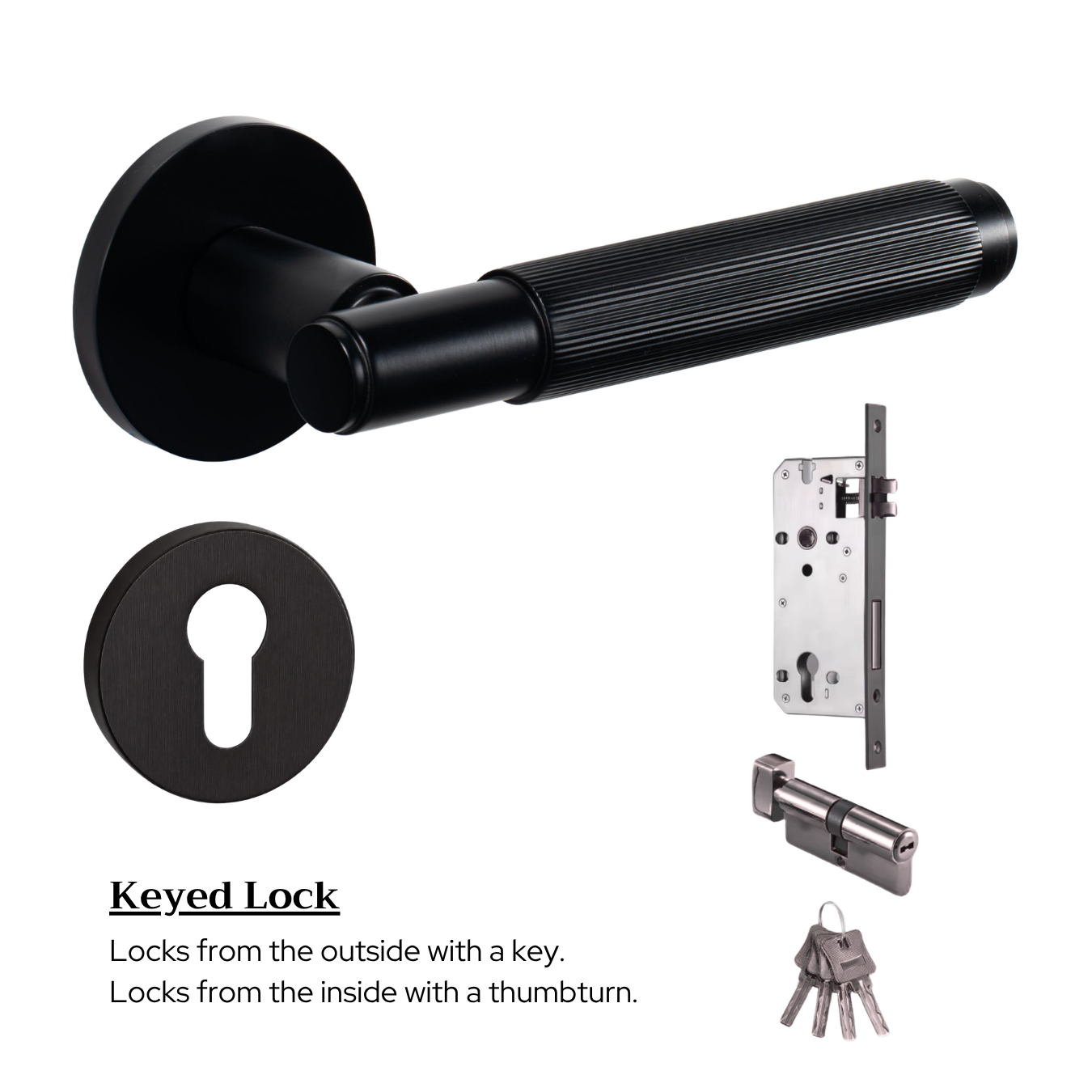 The Alcott — Reeded Handle