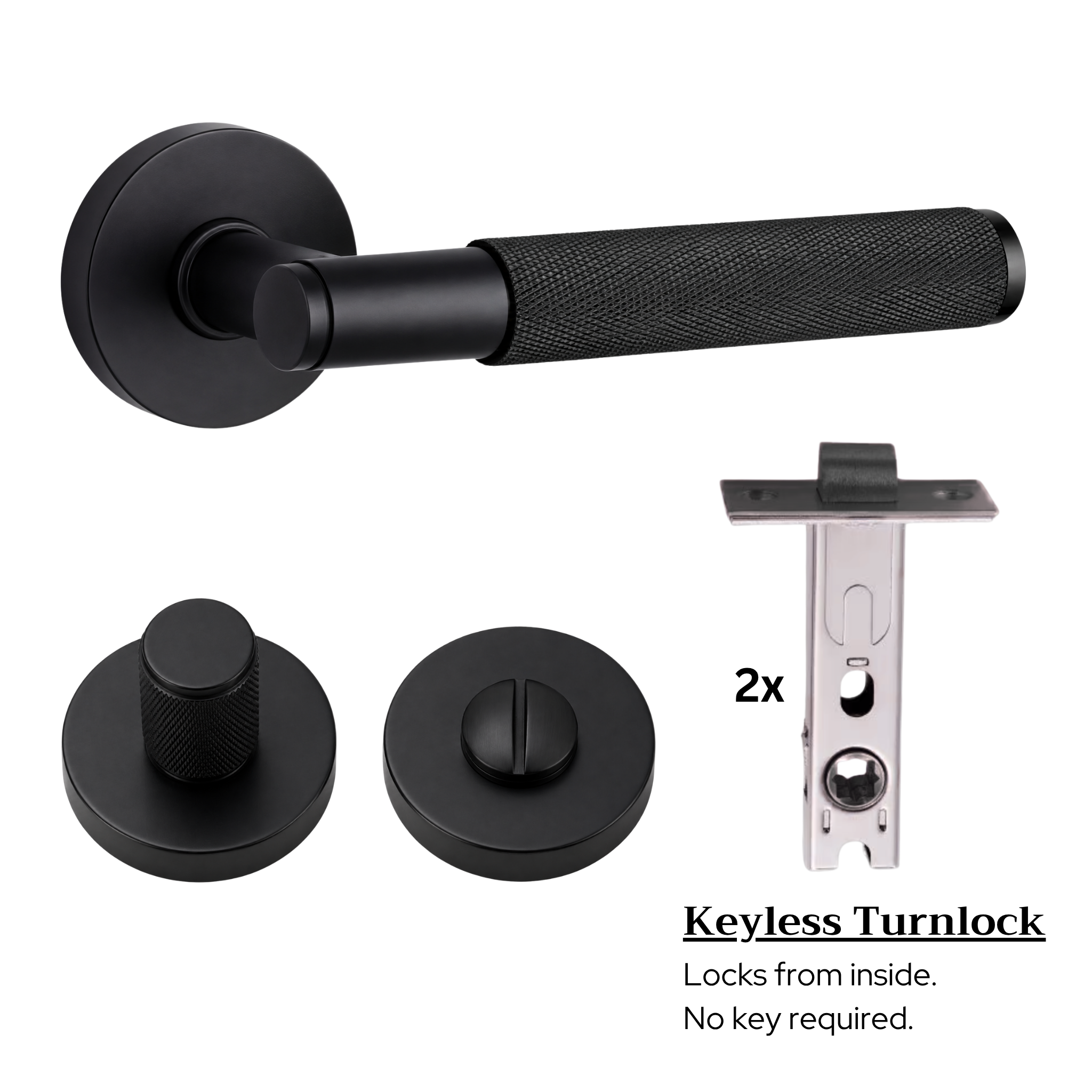 The Laurent Studio — Knurled Handle Set