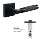 The Valencia — Knurled Solid Brass Handle Set