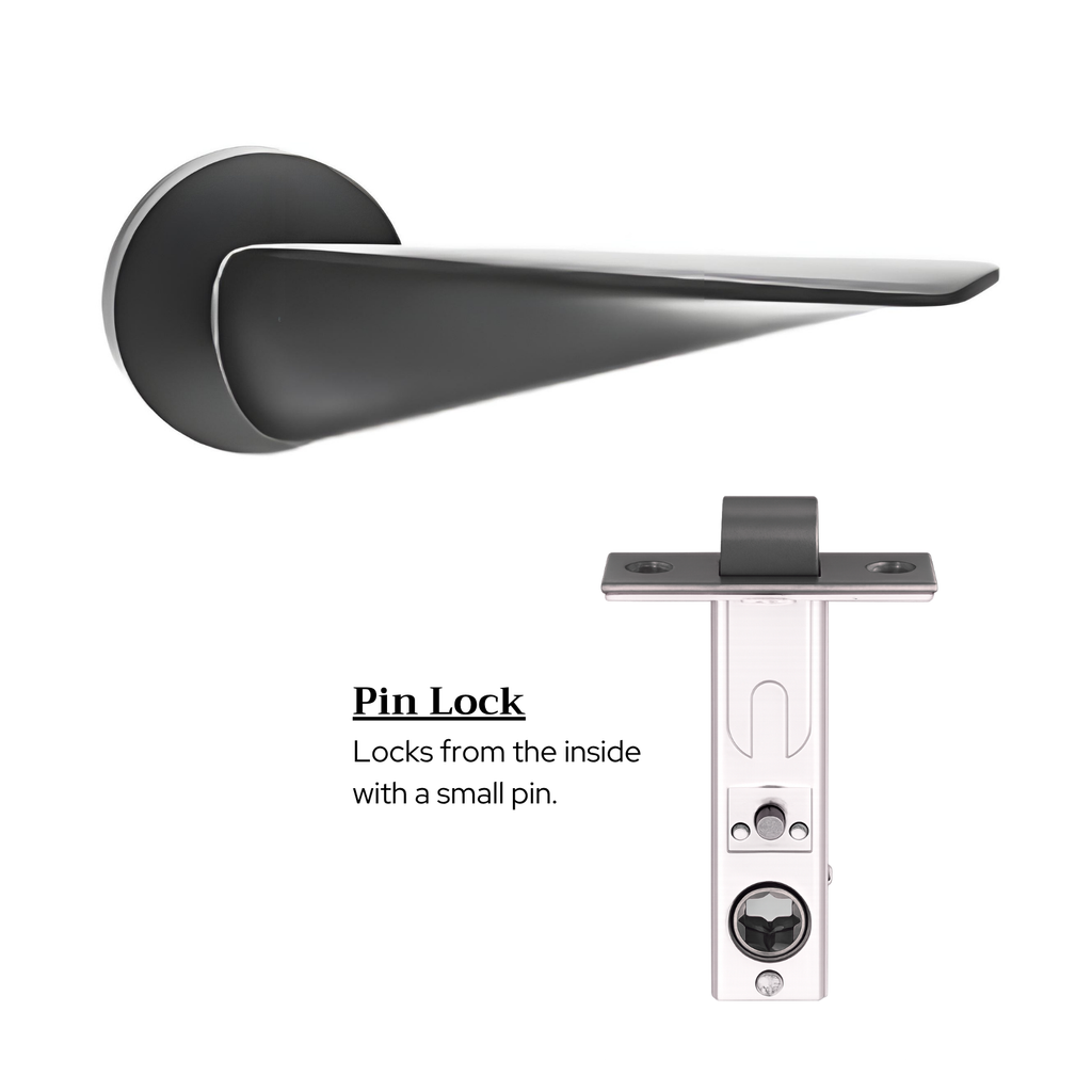 The Shoreditch — Smooth Solid Brass Handle Set