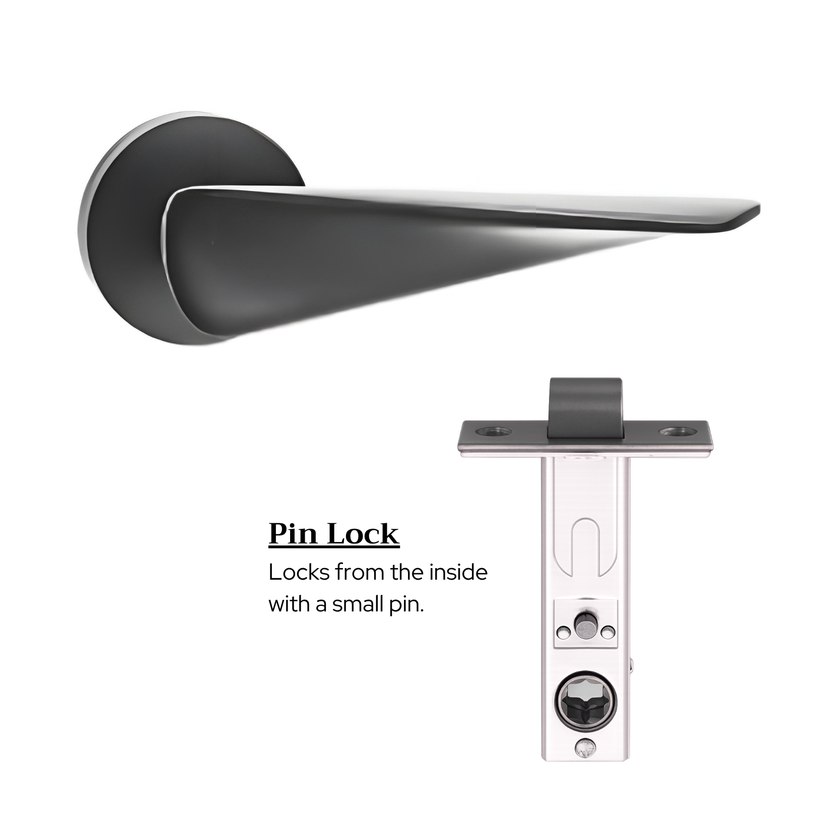 The Shoreditch — Smooth Solid Brass Handle Set