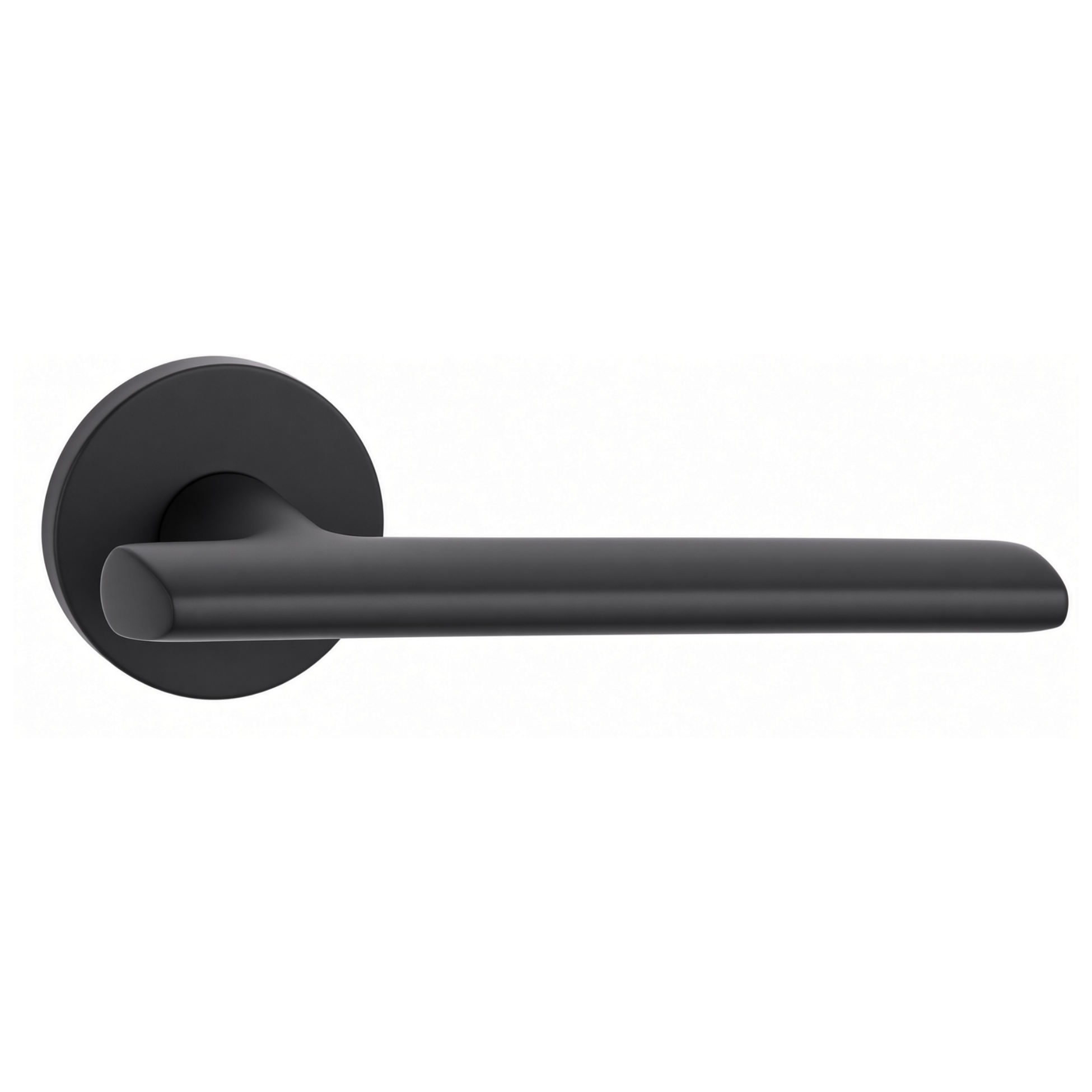 The Langley — Smooth Solid Brass Handle Set