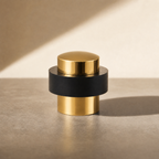 The Ravello - Ringed Brass Door Stop