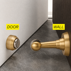 Magnetic Brass Pedestal Door Stop