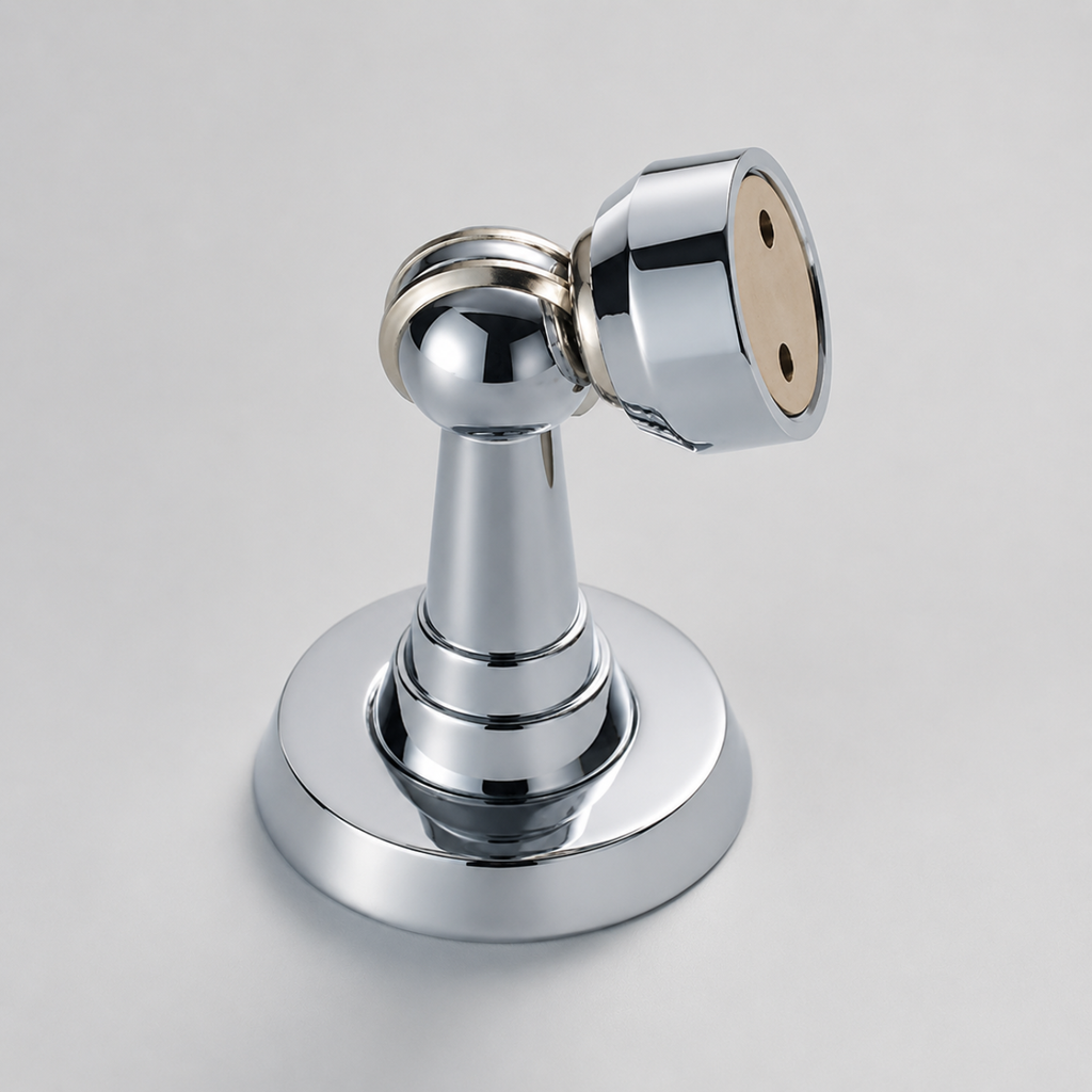 Magnetic Brass Pedestal Door Stop
