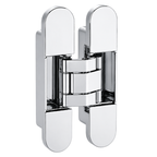 Concealed Brass Recessed Hinge — 5.31" × 1.10"