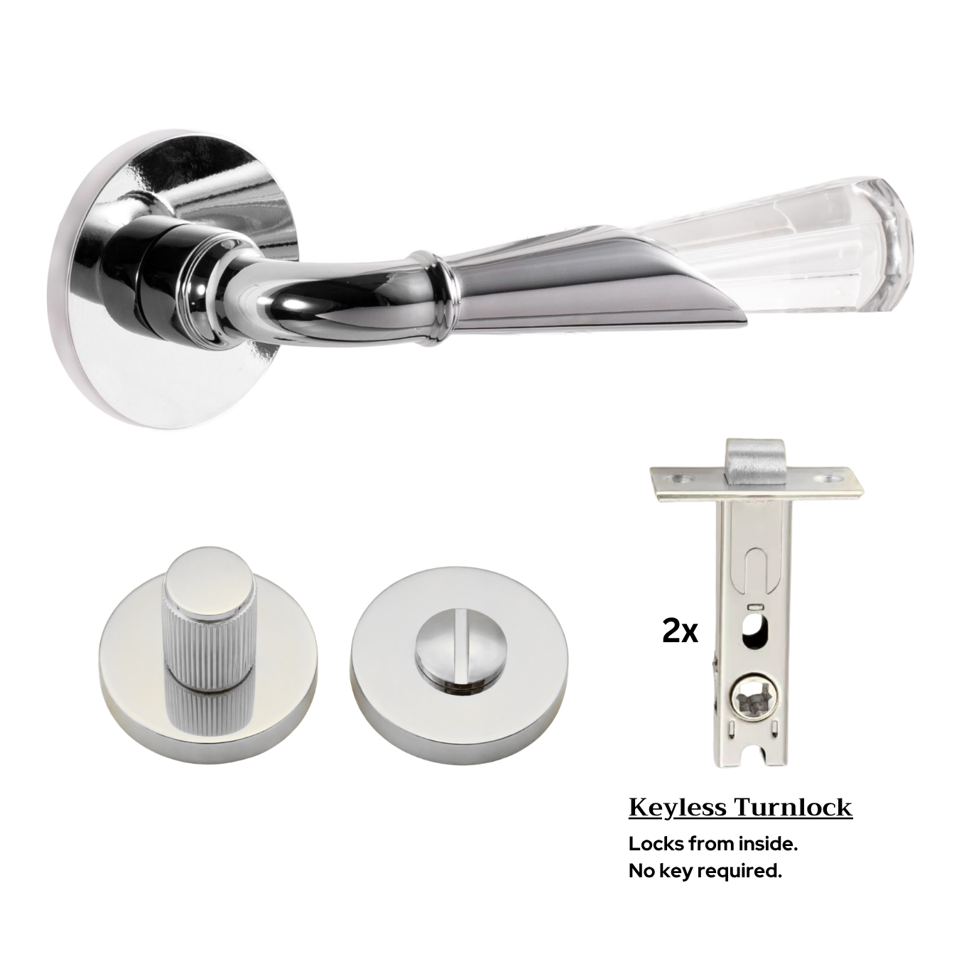 The Marseille — Clear Acrylic Handle