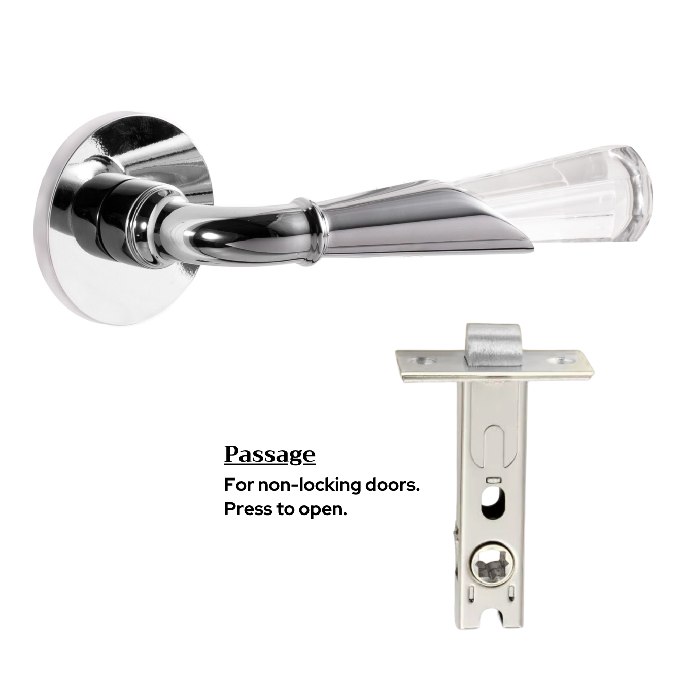 The Marseille — Clear Acrylic Handle