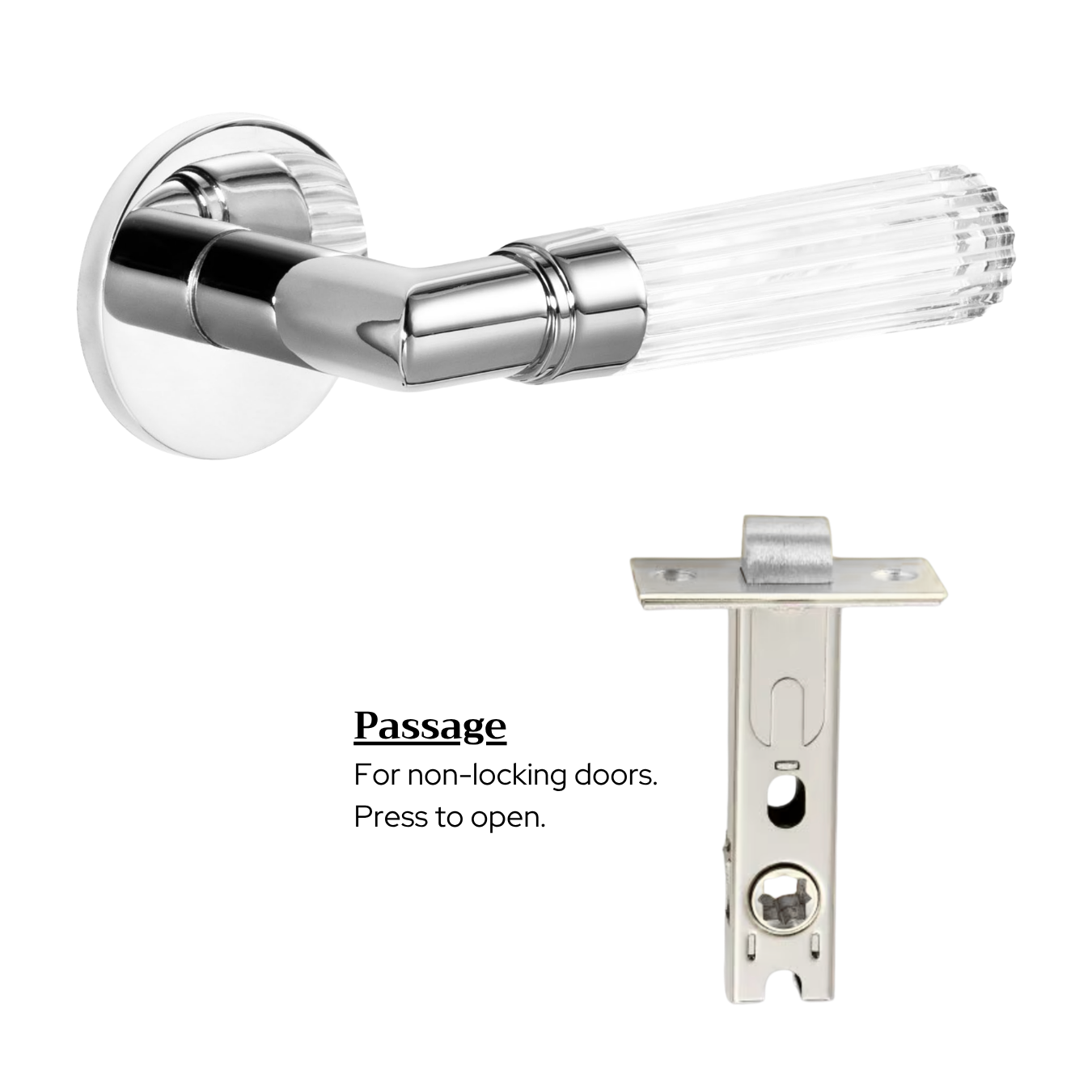 The Versailles — Fluted Acrylic Handle