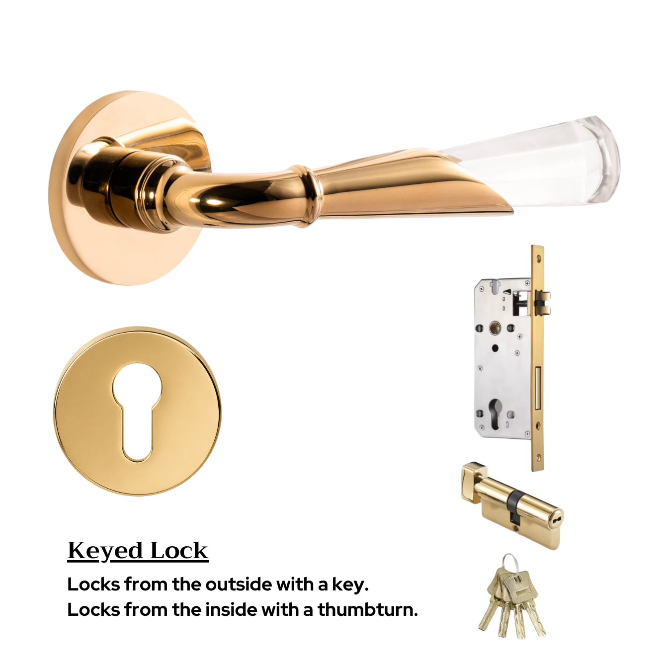 The Marseille — Clear Acrylic Handle