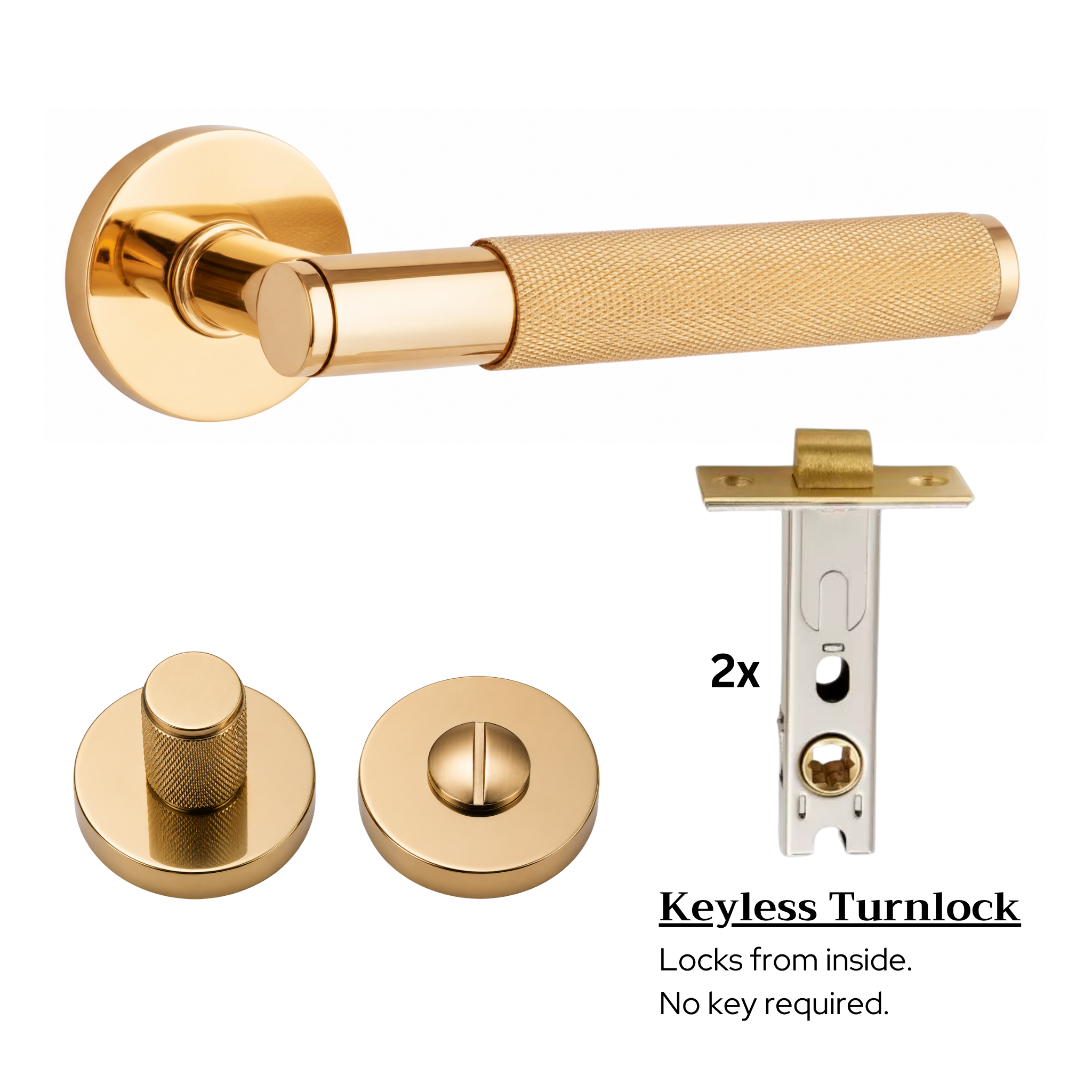 The Laurent Studio — Knurled Handle Set