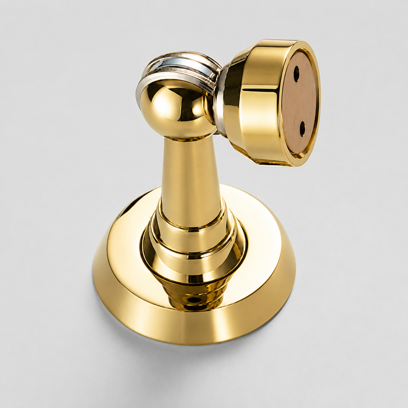 Magnetic Brass Pedestal Door Stop