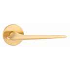 The Tilbury — Smooth Solid Brass Handle Set