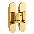 Concealed Brass Recessed Hinge — 5.31" × 1.10"