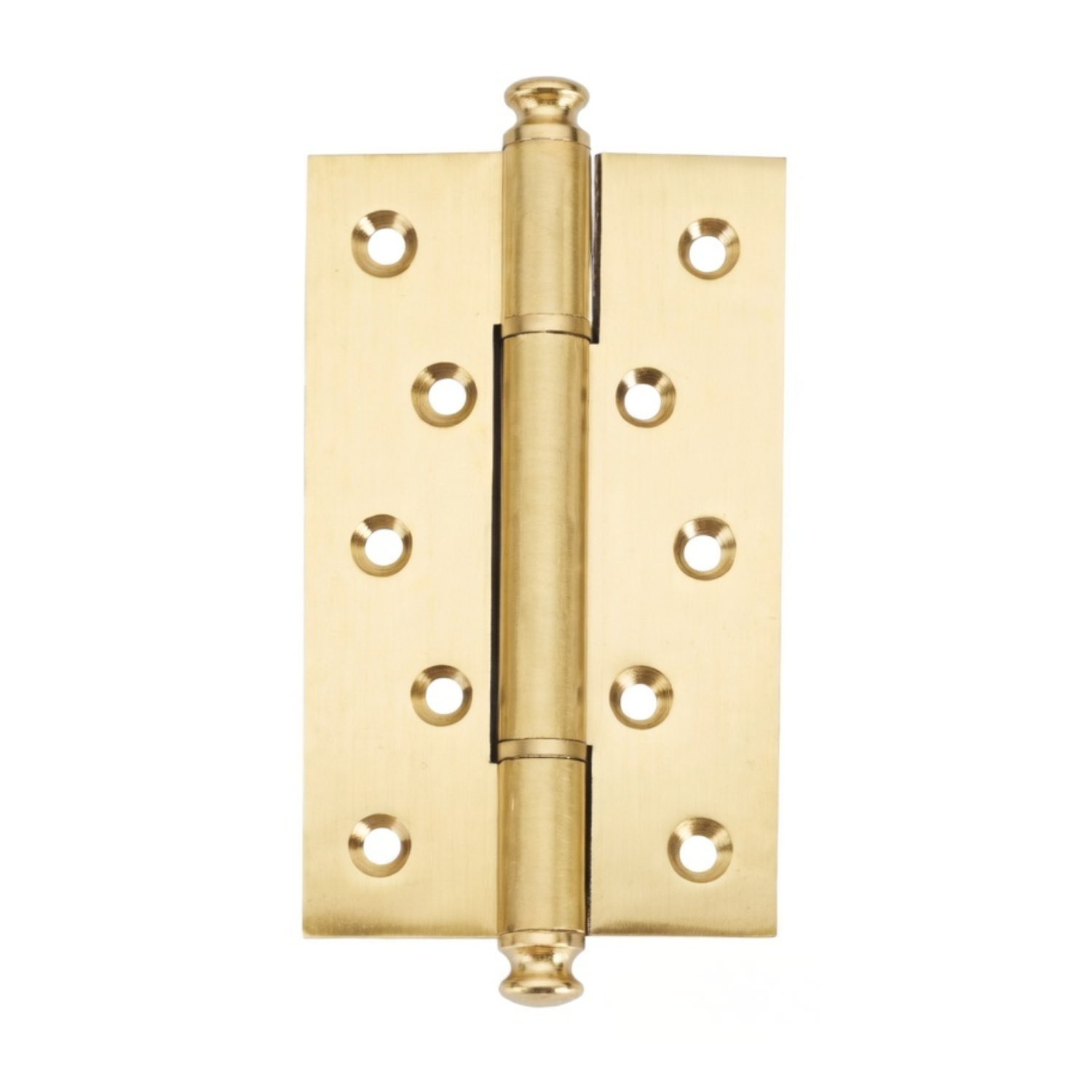 Plain Brass Butt Hinge — 4" or 5" H × 3.03" W